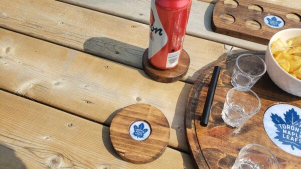 Toronto Maple Leafs Themed 6 Piece Fan Bar Set