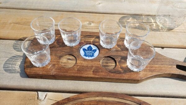 Toronto Maple Leafs Themed 6 Piece Fan Bar Set