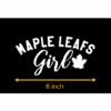LEAFS GIRL DECAL 6 inch