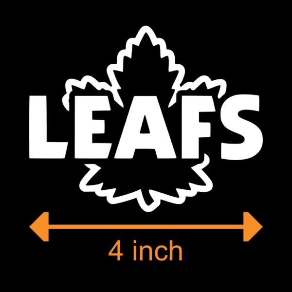 Toronto Maple Leaf Fan - 4 inch Vinyl Die Cut Decal