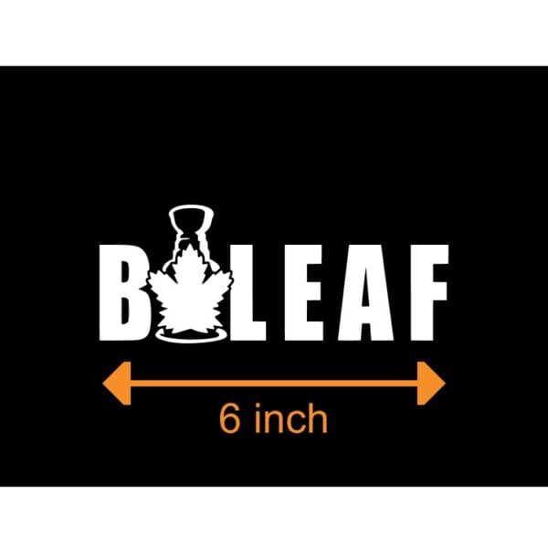 Maple Leafs Fan - BeLEAF - 6 inch Decal