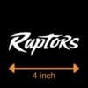 Raptors Fan - Decal 4 inch