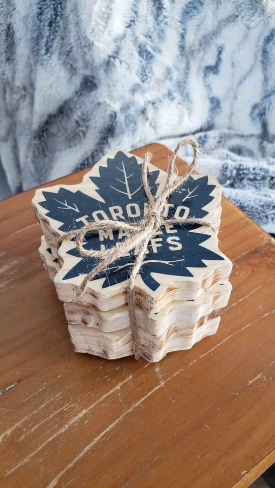 tc-01 Toronto Maple Leafs Coaster Set _Pic1